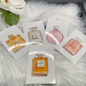 Chanel Glossy PARFUM cards Set of 5